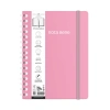 VICTORIAS JOURNALS NOTE BENE 9259 PREMIUM NOTEBOOK SPİRALLİ SERT KAPAK A4 100gr.160 SYF. ÇİZGİLİ DEFTER PEMBE