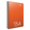 GIPTA ECO BX NOTES A4 SPİRALLİ SEPERATÖRLÜ 5+2  PP KAPAK 180 YP DEFTER