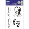 CREA ETİKET - 1383 ATATÜRK SİLÜETLER ETİKETİ