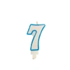 TEKNOPOİNT SİMLİ MUM RAKAM MAVİ 7