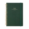 VICTORIAS JOURNALS 1601  CANVAS SERT KAPAK A5  100gr.160 SYF. ÇİZGİLİ DEFTER YEŞİL