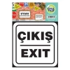 CREA UYARI ETİKETİ - ÇIKIŞ/ EXIT 1175