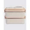 UZSPACE VGN-8023-8052 PASLANMAZ ÇELİK YEMEK KABI - LUNCH BOX  1200 ML PEACH WHITE