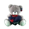 HALLEY PL62545 PELUŞ  I LOVE YOU KOT KALPLİ AYI 50 CM