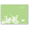 FABER CASTELL SPİRALLİ P.P.RESİM DEFTERİ 30y 35x50