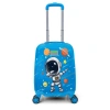 CORAL HIGH 16751 MİNİ LACİVERT MAVİ ASTRONOT DESENLİ VALİZ