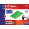 KRAF 512G CİLT KAPAĞI A4 160mic. 100LÜ YEŞİL