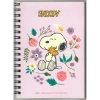 GIPTA SNOOPY A6 SPİRALLİ KARTON KAPAK 80 YP. ÇİZGİLİ NOT DEFTERİ - TEKLİ