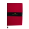 VICTORIAS JOURNALS 1075 SMYTH RUGAN ESNEK KAPAK 14.8x21cm 80gr. 96YP. ÇİZGİLİ DEFTER KIRMIZI