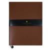 VICTORIAS JOURNALS 1785 SMYTH FLEXY SOFT COVER NOTEBOOK VEGAN DERİ 19x25cm 80gr. 192 SYF ÇİZGİLİ DEFTER KAHVERENGİ