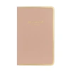 VICTORIAS JOURNALS MONACO 0233 VEGAN DERİ SERT KAPAK 13x21 100gr.160 SYF. PLANNER ÇİZGİLİ DEFTER PUDRA