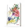 DEFFTER 14X20 UNICORN / FLOWER SERT KAPAK A5 ÇİZGİLİ DEFTER 96 YP