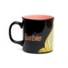 MACMUG 381181 HI BARBIE MUG BARBIE İÇ PEMBE DIŞ SİYAH SERAMİK KUPA