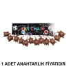 KIZILKAYA KZL-2309037  MERMER DESENLİ & KAHVERENGİ ANAHTARLIK  - TEKLİ