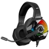 RAMPAGE RM-K66 TYPHOON USB 7.1 VERSİON RGB LEDLİ GAMING OYUNCU MİKROFONLU KULAKLIK SİYAH