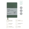 VICTORIAS JOURNALS 124-1494 9X14 SMYTH LASTİKLİ GÜNLÜK AJANDA A5 - PETROL YEŞİLİ