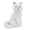 NECOTOYS ANIMALS OF THE WORLD 20890 OTURAN BEYAZ KEDİ PELUŞ 22 CM