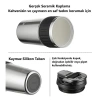VAGONLİFE  T2023 TKK PİPETLİ ASKILI ÇELİK TERMOS MUG 630 ML GÜMÜŞ (STEEL)