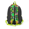 CORAL HIGH 14419 KIDS GRİ YEŞİL DİNOZOR DESENLİ ÜÇ BÖLMELİ SIRT ÇANTASI