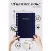 VICTORIAS JOURNALS NOTE BENE 9256 PREMIUM NOTEBOOK SPİRALLİ SERT KAPAK A4 100gr.160 SYF. ÇİZGİLİ DEFTER LACİVERT