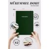VICTORIAS JOURNALS NOTE BENE 9245 PREMIUM NOTEBOOK SERT KAPAK A4 100gr.192 SYF. ÇİZGİLİ DEFTER YEŞİL