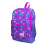 CORAL HIGH 23463 KİDS LAVANTA PEMBE KALPLİ DESENLİ DÖRT BÖLMELİ OKUL SIRT ÇANTASI