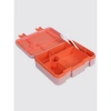 UZSPACE VGN-091 4 BÖLMELİ YEMEK KABI - LUNCH BOX 1300 ML PEMBE