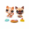 HASBRO 232ES 526 00506 LITTLES PET SHOP PET PAİRS 2Lİ SET KÖPEK VE KEDİ  4+