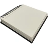 ALEX ALX-9997 12x12 ESKİZ DEFTERİ YAN SPİRALLİ SİYAH SERT KAPAK 120GR.70YP. SKETCHBOOK