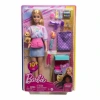 MATTEL HNK95-RA10 BARBIE MALIBU STİLİST BEBEK OYUN SETİ 3+