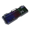 EVEREST KB-197 TITANIO USB AYDINLATMALI Q METAL YÜZ GAMING KABLOLU KLAVYE