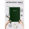 VICTORIAS JOURNALS NOTE BENE 9257 PREMIUM NOTEBOOK SPİRALLİ SERT KAPAK A4 100gr.160 SYF. ÇİZGİLİ DEFTER YEŞİL