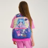 CORAL HIGH 23735 KİDS MOR PEMBE ANİME KIZ DESENLİ DÖRT BÖLMELİ SIRT ÇANTASI