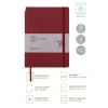 VICTORIAS JOURNALS 124-1440 14X20,5 KUKA HAFTALIK AJANDA A5 - BORDO