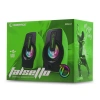 RAMPAGE RMS-G7  FALSETTO 2.0 6Watt RGB LEDLİ GAMING USB 1+1 HOPARLÖR YEŞİL