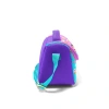 CORAL HIGH 11789 KIDS LİLA TURKUAZ DONDURMA VE ANİME DESENLİ THERMO BESLENME ÇANTASI