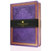VICTORIAS JOURNALS 1180 VINTAGE OLD BOOK 14x20cm 80gr.160YP. ÇİZGİLİ DEFTER MOR