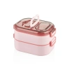 VAGONLİFE ÇELİK YEMEK KABI 2 KATLI BÖLMELİ 1000 ML - LUNCH BOX VGN7081