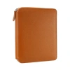 VICTORIAS JOURNALS 0283 KUTULU PANAMA ZIPPER FOLDER ORGANİZER KAHVERENGİ 14.8X21cm  80YP. ÇİZGİLİ DEFTER