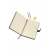 VICTORIAS JOURNALS 4404 13x18cm 80gr.160YP. HUSH-HUSH KUTULU KİLİTLİ ÇİZGİSİZ DEFTER METALİK SİYAH