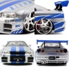 SİMBA JADA 3203058 FAST & FURIOUS 1:24 BRIANS NISSAN SKYLINE GT-R (R34) DIE CAST METAL TEKLİ ARABA KUTULU 8+