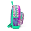 CORAL HIGH 23709 AÇIK PEMBE SU YEŞİLİ AVOKADO DESENLİ DÖRT BÖLMELİ OKUL SIRT ÇANTASI