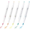 ZEBRA MILDLINER BRUSHPEN ÇİFT TARAFLI FIRÇA UÇLU KALEM SETİ 5Lİ  WFT8-5C