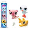 HASBRO 515 00556 LITTLES PET SHOP PET TRIO 3LÜ SET SU SAMURU, MARTI VE KÖPEKBALIĞI 4+