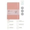 VICTORIAS JOURNALS 124-1465 14X20,5  KUKA GÜNLÜK AJANDA A5 - PUDRA PEMBE