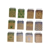 PRESTİJ 6X8 MİNİ ÜSTTEN SPİRALLİ KRAFT SERT KAPAK 144 YP ÇİZGİSİZ NOT DEFTERİ  -TEKLİ