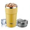 VAGONLİFE  T2023 TKK PİPETLİ KULLANIM ASKILI ÇELİK TERMOS MUG 630 ML TUNGSTEN STEEL SARI