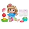 HASBRO F7356 BABY ALIVE BEBEĞİMLE EĞLENCELİ YUDUMLAR 30 CM SARIŞIN BEBEK 3+