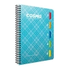 GIPTA COSMO A4 SPİRALLİ P.P KAPAK 5 SEPERATÖRLÜ 150 YP. KARELİ DEFTER