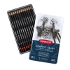 DERWENT GRAPHIC PENCIL MEDIUM -  DERECELİ KALEM SETİ 12 li TENEKE KUTU